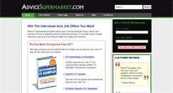 Desktop Screenshot of advicesupermarket.com